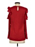 Versona 100% Polyester Red 3/4 Sleeve Top Size XS - photo 2
