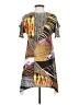 Assorted Brands Graphic Brown Casual Dress Size S - photo 2