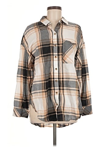 Sanctuary Long Sleeve Button-Down Shirt (view 1)