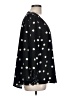 Coeur De Vague Polka Dots Black Long Sleeve Blouse Size L - photo 4