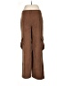 Hyfve 100% Polyester Brown Cargo Pants Size M - photo 2