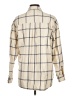 Universal Thread Plaid Ivory Long Sleeve Button-Down Shirt Size L - photo 2