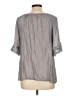 Shein Gray 3/4 Sleeve Blouse Size L - photo 2