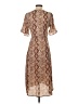 Blu Pepper 100% Polyester Brown Kimono Size S - photo 2