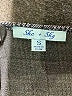 She + Sky Plaid Gray Jumpsuit Size S - photo 4