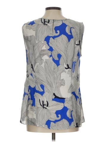 RENA LANGE Sleeveless Silk Top (view 2)