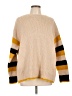La DoubleJ Color Block Tan Pullover Sweater Size L - photo 1
