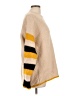 La DoubleJ Color Block Tan Pullover Sweater Size L - photo 4