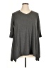 Chris & Carol Gray Short Sleeve Top Size 1X - photo 1