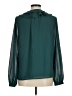 Nine Britton 100% Polyester Teal Long Sleeve Blouse Size M - photo 2