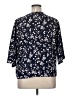 Unbranded 100% Polyester Blue 3/4 Sleeve Blouse Size XL (estimated) - photo 2