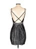 BCBGeneration Metallic Black Cocktail Dress Size 2 - photo 2