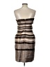 BCBGMAXAZRIA 100% Polyester Stripes Brown Cocktail Dress Size 12 - photo 2