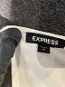Express 100% Polyester Ivory Short Sleeve Blouse Size XS - photo 7