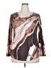 Unbranded Brown Long Sleeve Blouse Size XXL - photo 1