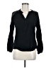 Ella Moss 100% Rayon Black Long Sleeve Blouse Size M - photo 1