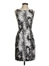 BB Dakota Graphic Silver Cocktail Dress Size XS - photo 1