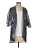 Unbranded Black Silver Kimono Size S - photo 1