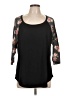 Torrid Black 3/4 Sleeve T-Shirt Size Lg Plus (0) - photo 1