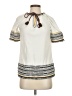 Tory Burch Ivory Short Sleeve Blouse Size XS - photo 1