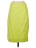 J.Crew Solid Green Yellow Casual Skirt Size 0 - photo 1