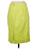 J.Crew Solid Green Yellow Casual Skirt Size 0 - photo 2