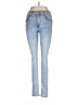 Express Hearts Blue Jeans Size 4 - photo 1