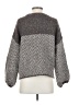 Blu Pepper Chevron-herringbone Gray Pullover Sweater Size S - photo 2