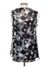 CAbi 100% Polyester Gray Sleeveless T-Shirt Size S - photo 2