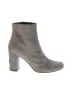 Saint Laurent Tweed Gray Silver Ankle Boots Size EU 38 1/2 - photo 1