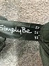 Simplee 100% Polyester Black 3/4 Sleeve Top Size 18 - photo 8