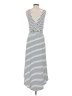 Bebe Stripes Silver Casual Dress Size XXS (estimated) - photo 2