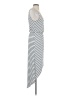 Bebe Stripes Silver Casual Dress Size XXS (estimated) - photo 4