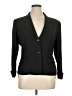 Anne Klein Solid Black Blazer Size 14 - photo 1