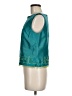 Sharon Young 100% Polyester Teal Sleeveless Blouse Size 6 - photo 5