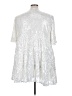 Unbranded Metallic Silver Cocktail Dress Size 5X - photo 2