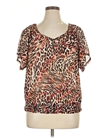 Apt. 9 Short Sleeve Blouse (view 1)