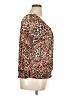 Apt. 9 100% Nylon Animal Print Brown Short Sleeve Blouse Size 1X - photo 4