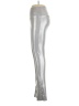 Norma Kamali 100% Polyester Metallic Silver Active Pants Size 32 waist - photo 5