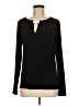 MICHAEL Michael Kors Black Long Sleeve Top Size M - photo 1