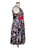Perceptions Paisley Blue Casual Dress Size XL (petite) - photo 4
