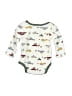 Chick Pea 100% Cotton Ivory Long Sleeve Onesie Size 0-3 mo - photo 2