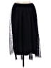 A New Day 100% Polyester Stars Black Formal Skirt Size S - photo 1