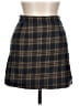 Orange Plaid Brown Blue Casual Skirt Size L - photo 1