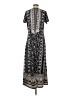 Assorted Brands Paisley Black Casual Dress Size S - photo 2