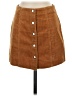 Forever 21 Solid Brown Casual Skirt Size S - photo 1