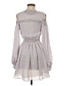 Acler 100% Polyester Chevron-herringbone Gray Cocktail Dress Size 2 - photo 2