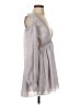 Acler 100% Polyester Chevron-herringbone Gray Cocktail Dress Size 2 - photo 4