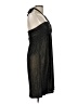 Intrigue 100% Polyester Metallic Black Cocktail Dress Size 10 - photo 4