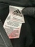Adidas 100% Polyester Black Zip Up Hoodie Size 7 - photo 3